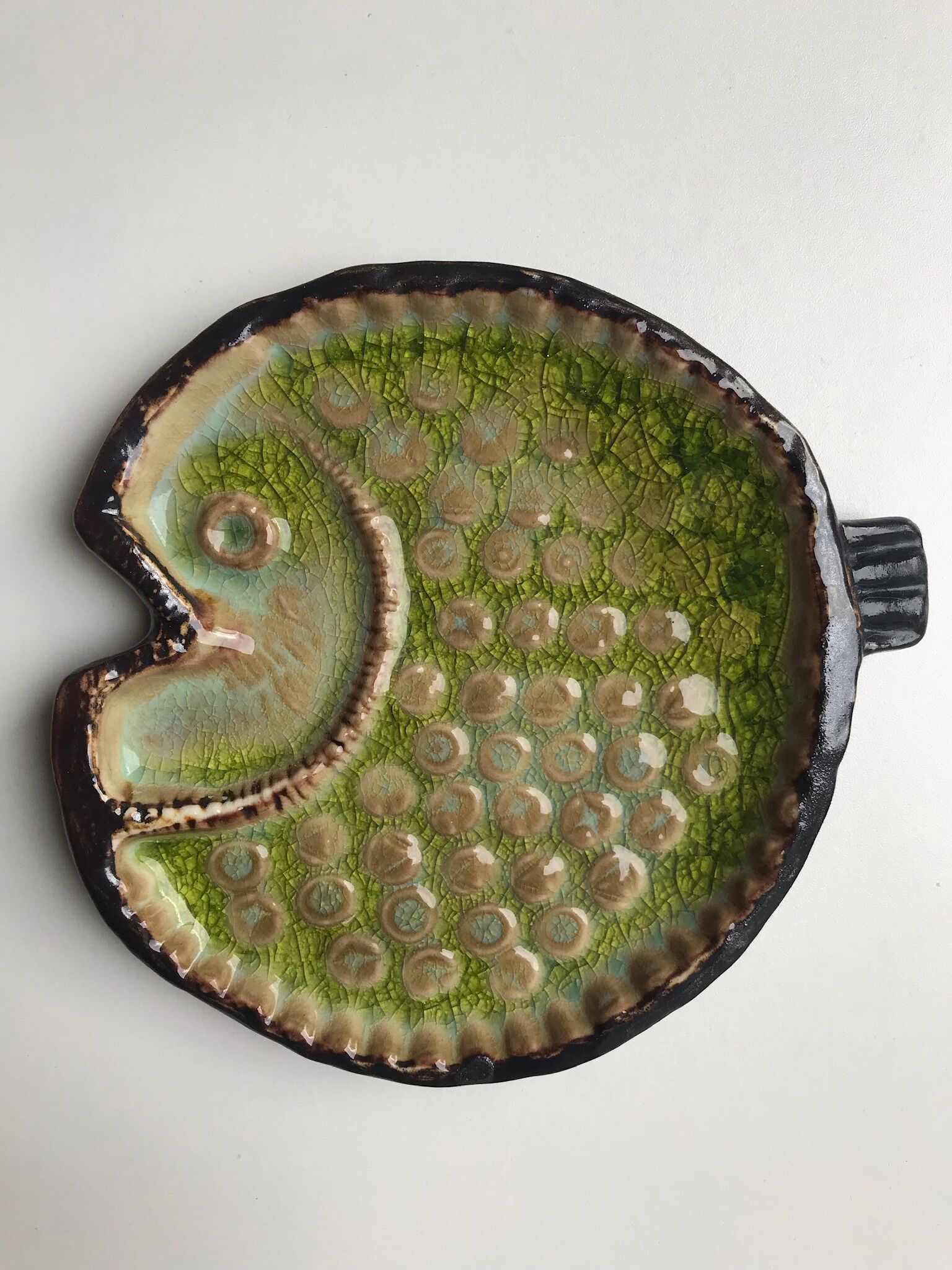 Vintage fish ceramics years 70s