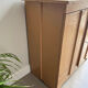Antique Parisian sideboard with patinated wood / jam cabinet