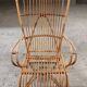 Paire de fauteuils en rotin vintage