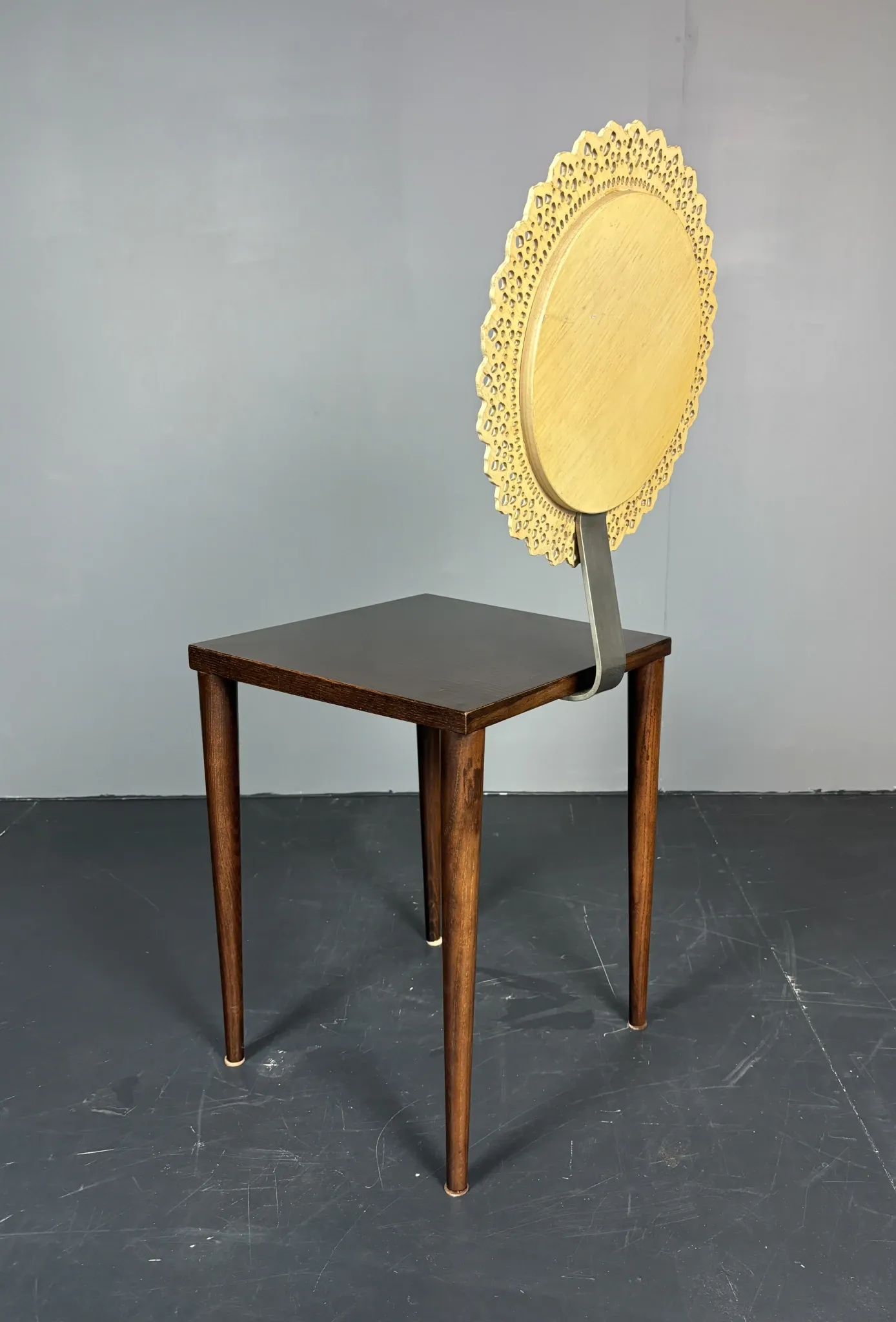 Sculptural Italian Tatlim side chair dining chair by Marco Mencacci 1990s