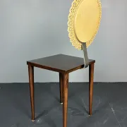 Sculptural Italian Tatlim side chair dining chair by Marco Mencacci 1990s