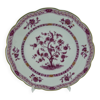 Plate Haviland - Limoges "Arbre des Indies Purple"