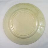 Plate iron earth decor blue birds