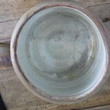 Sandstone pot with a cove