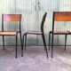 Chaise écolier taille adulte vintage