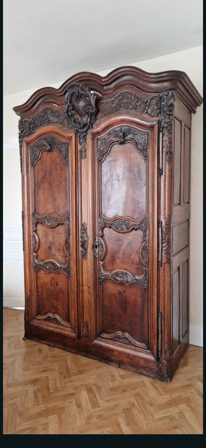 Remarkable Lyonnaise Armoire Louis XV