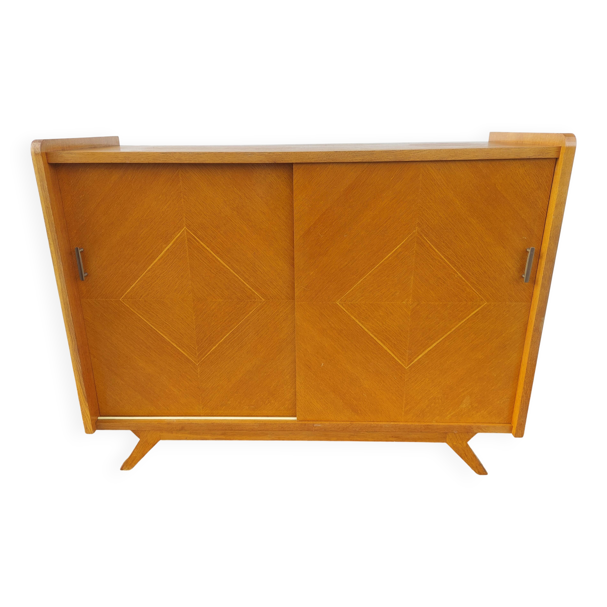 sideboard, buffet with sliding doors and splayed legs