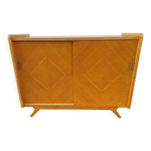 enfilade, buffet aux portes coulissantes et pieds compas