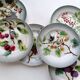 Barbotine dessert plates
