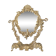 Miroir psyché en bronze doré 34 X 31cm