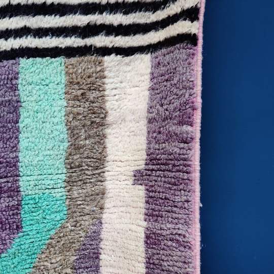 Moroccan Berber carpet boujad Pastel 145 X 250 cm