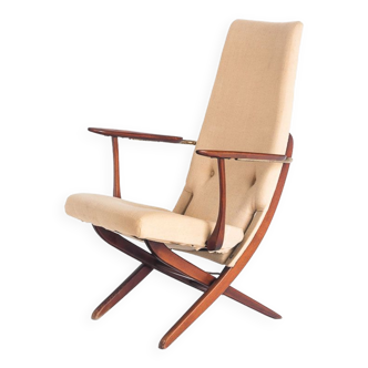 Recliner armechair vintage Germany, 1950.