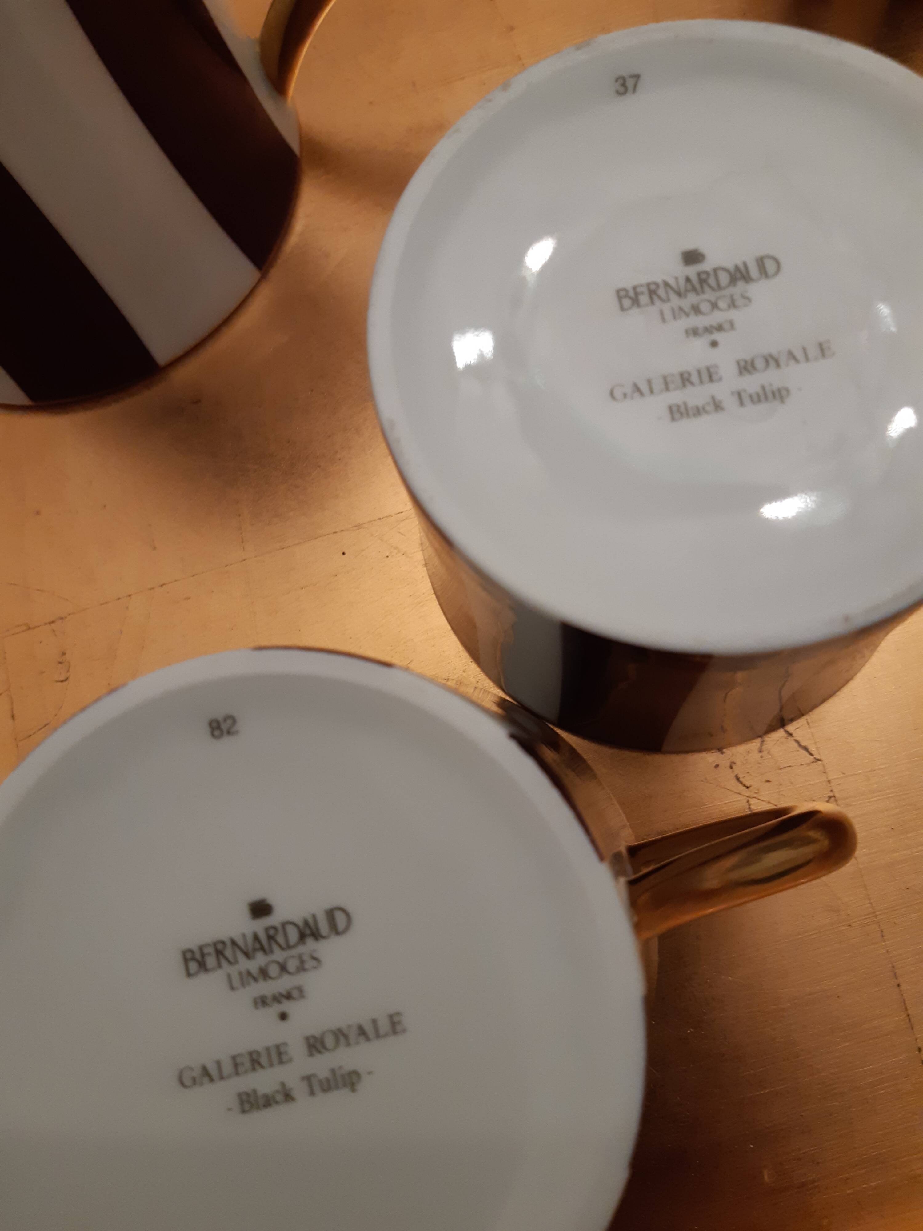 Bernadeaud coffee service for 2 people