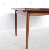 Scandinavian rosewood dining table 60's
