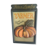 Wooden deco relief plate