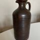 potter's pitcher vase in sandstone turned with coil Puisaye 1970