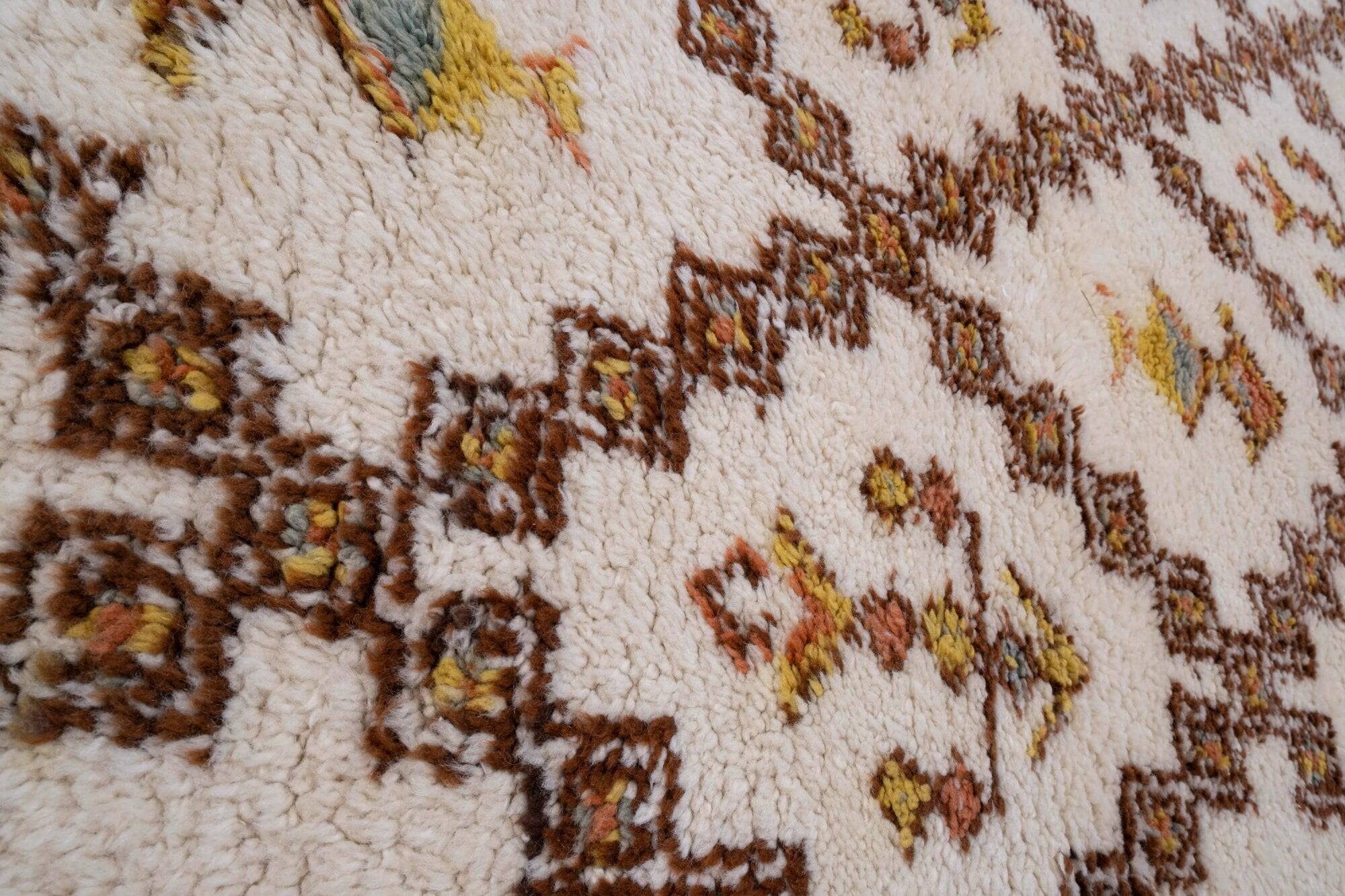 Vintage Turkish rug handmade 168x237 cm