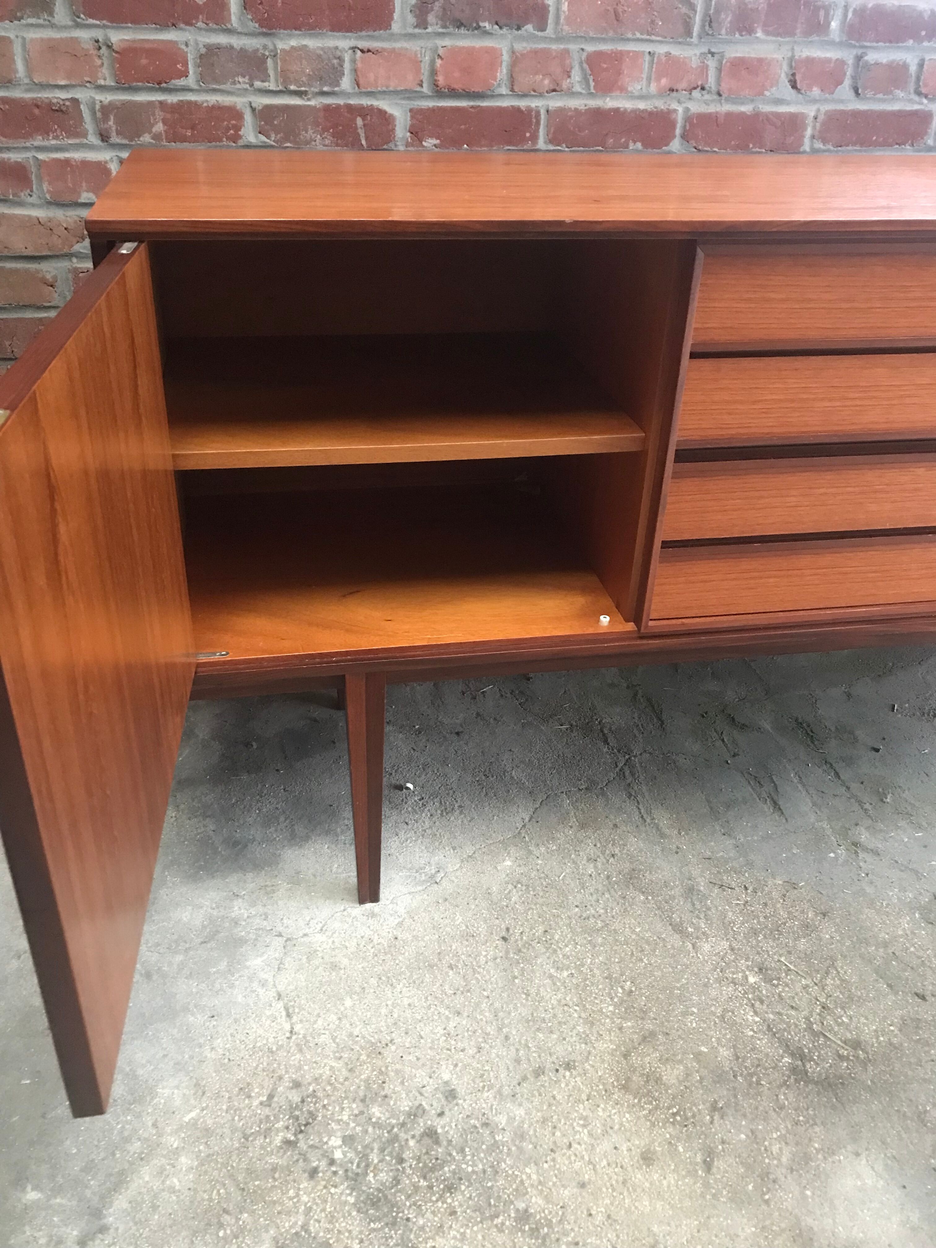 Scandinavian teak sideboard design 1960