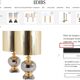 Lampe italienne 1960