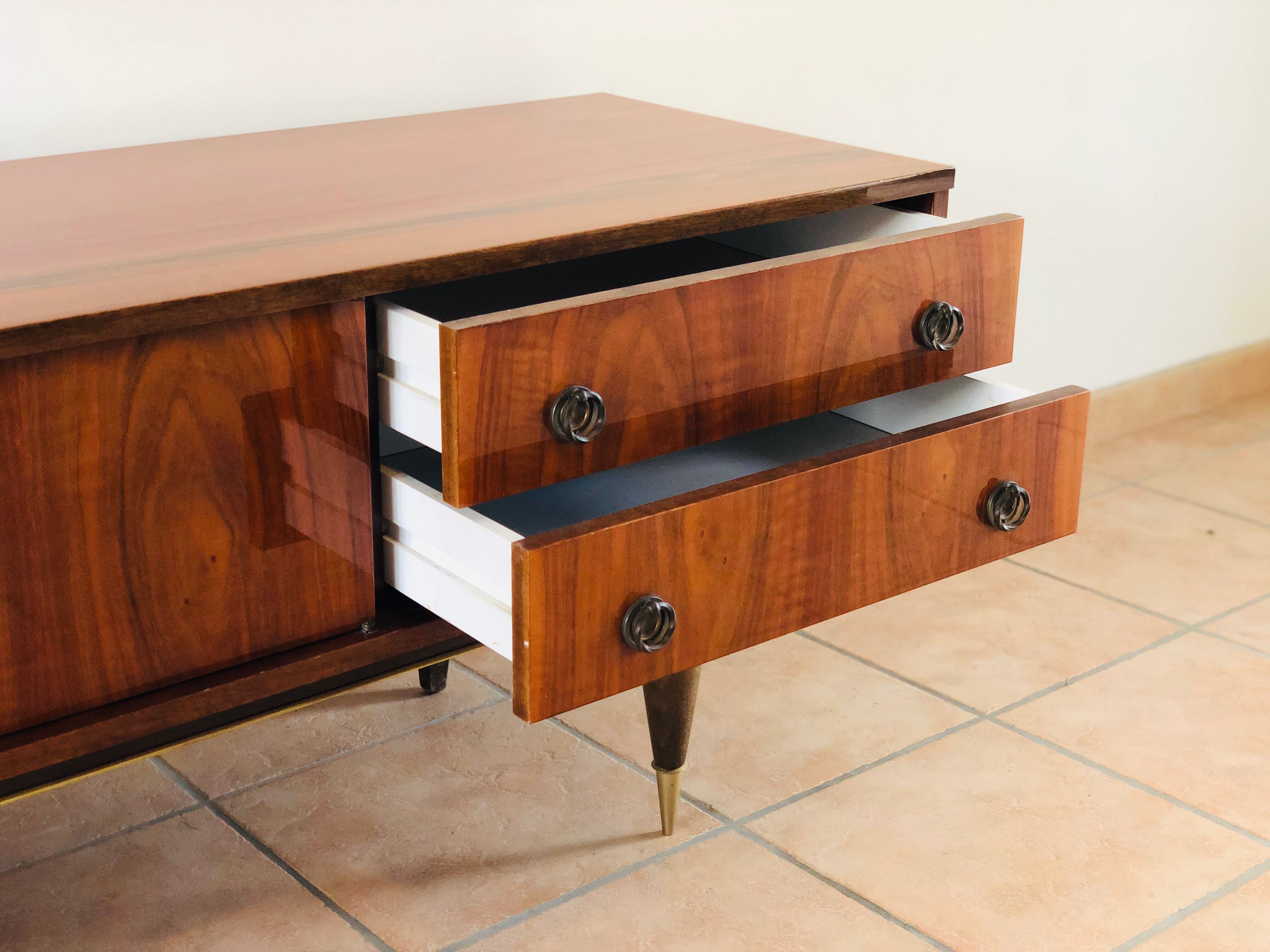 Walnut bass sideboard 1960
