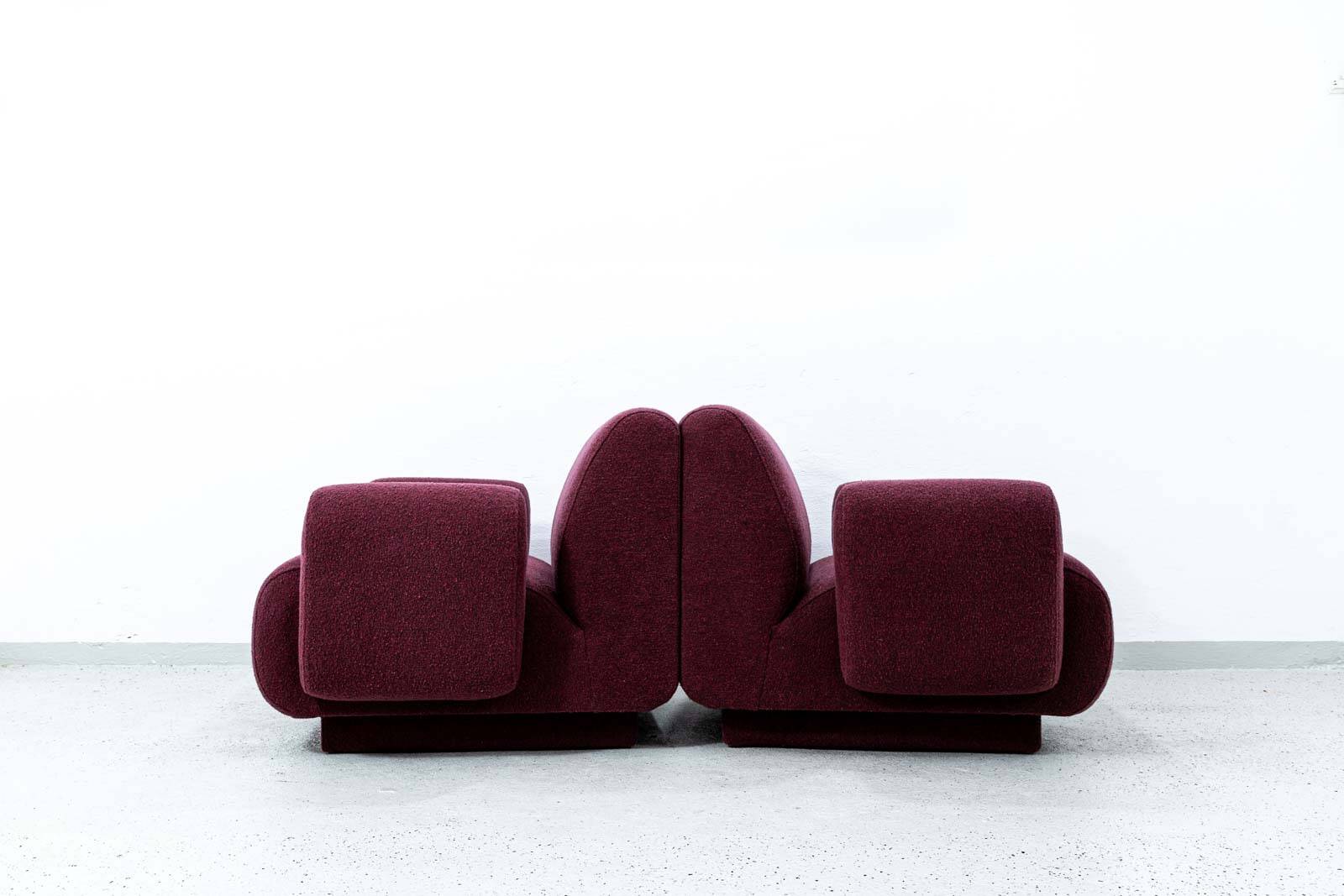 Paire de fauteuils modulaires par Eberhard Geißler, Oelsa, Allemagne, années 1970