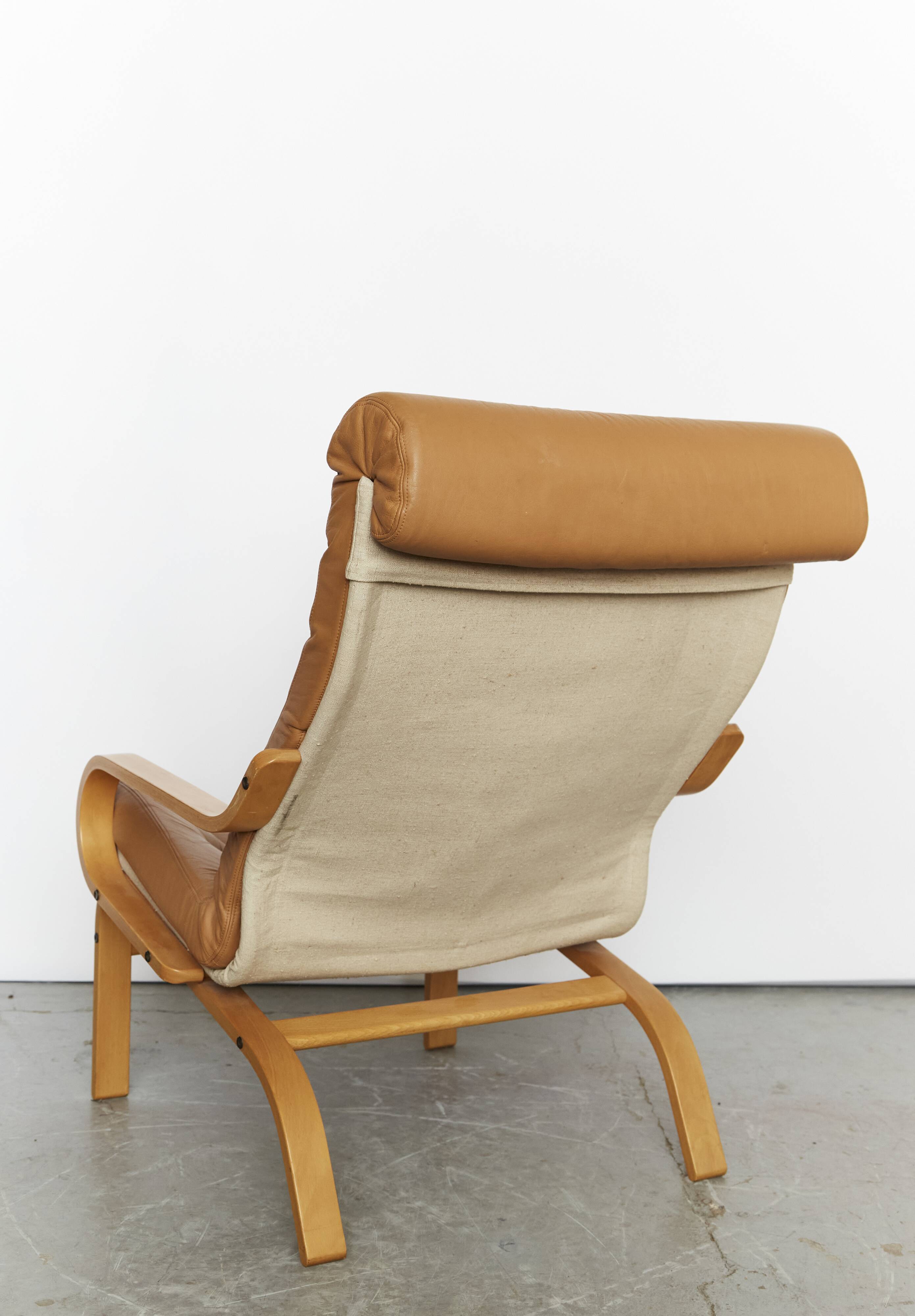 Nobuo Nakamura Armchair and Pouf 'Poem' for IKEA, 1977