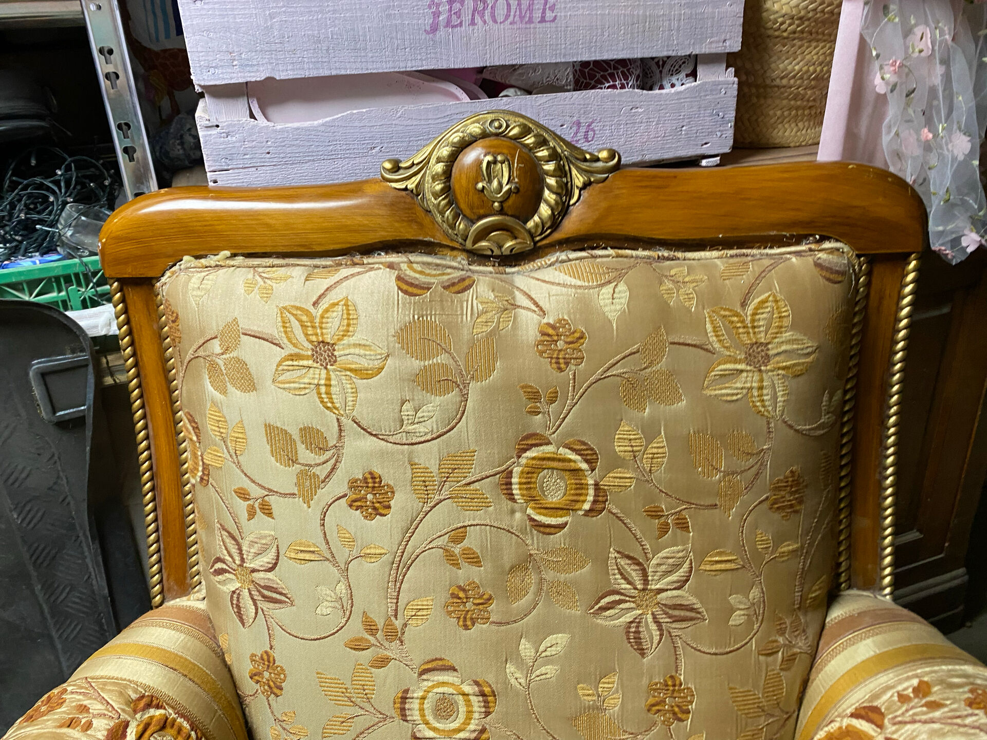 Louis XV Rococo style armchair