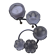 Bougeoir 5 bougies