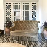 Khaki green toad sofa