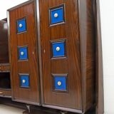 Guglielmo Ulrich Rare Mid-Century Modern Italian Walnut Bar Cabinet, 1940s