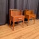 A pair of bedside tables by Axel Larsson, Bodafors, Sweden, 1940s.