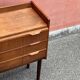 Danish vintage teak chest of drawers / nightstand, Mid century modern 1960
