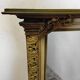 Large antique wooden mirror