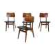 Set of 4 teak chairs, Boltinge Stole fabrik, Denmark, 1960