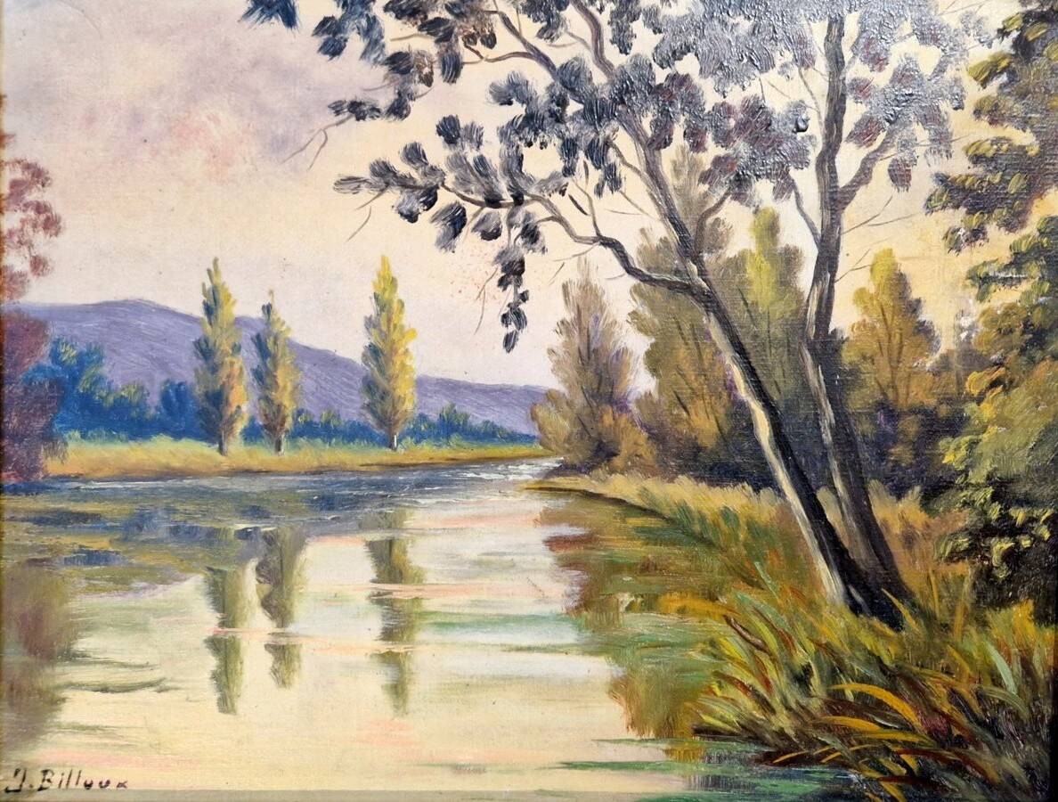 Tableau J. BILLOUX – École Française du XIXe/XXe