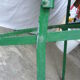 Old metal folding garden table