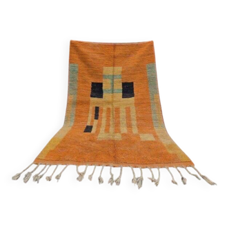 Handmade Beni Ouraine rug, size 150 x 250