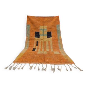 Handmade Beni Ouraine rug, size 150 x 250