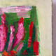 Abstract bouquets, knife oil painting