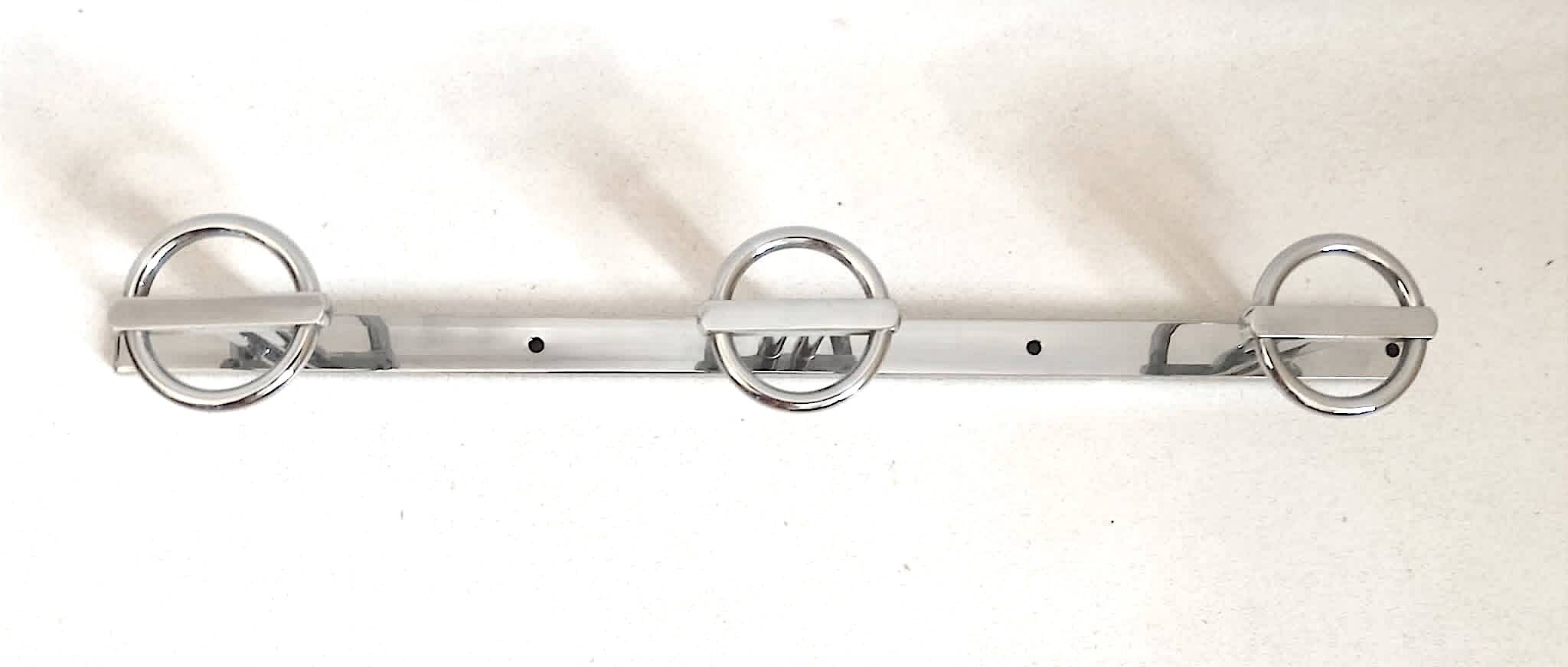 Triple patères  Art Déco de Jean Royère Largeur 45 cm
