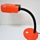 Office lamp targetti sankey metal orange vintage 70s