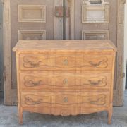 Louis xv style chest of drawers in pickled cherry
