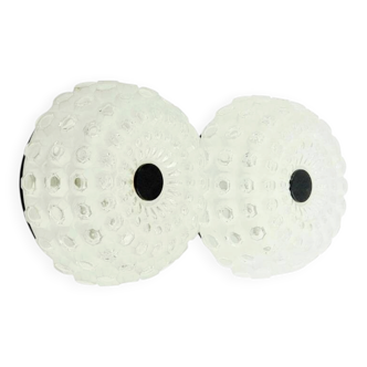 Pair of Mid-Century Diamond Glass Wall Lights from Limburg, Germany, 1960s