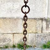 Brutalist chain floor lamp base