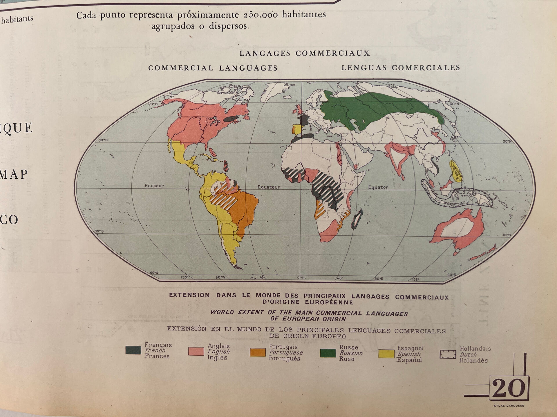 Demographic map — World | Original map sheet