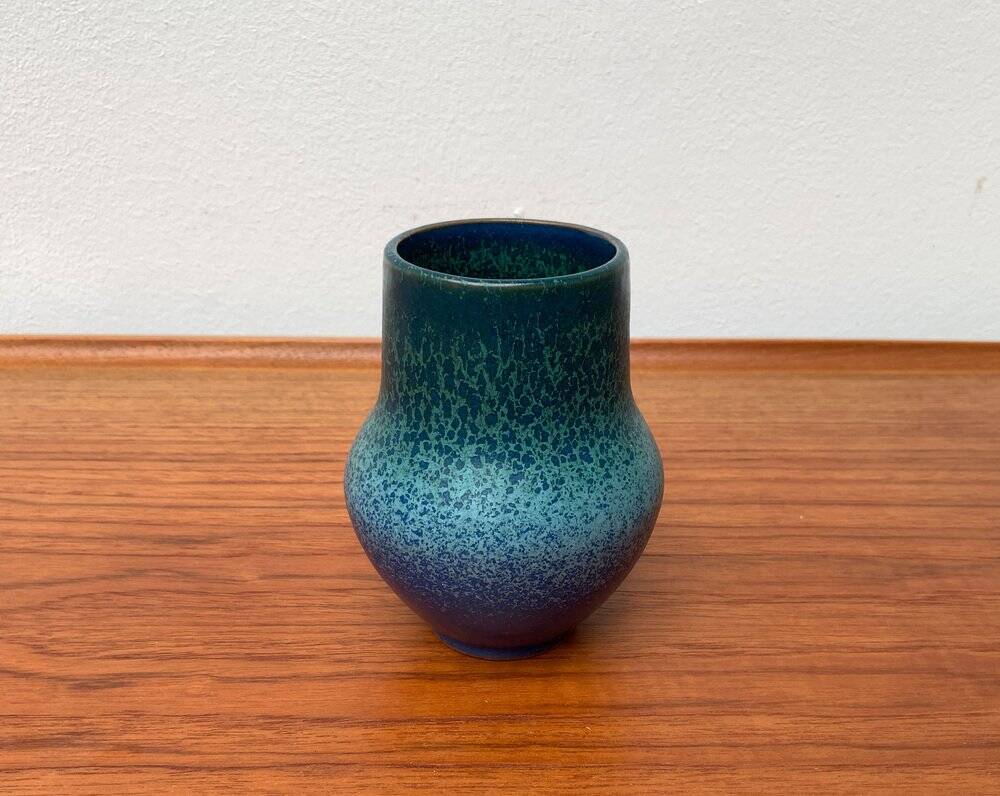 Mid-Century German Minimalist Ceramic Vase from Karlsruher Majolika, 1960s