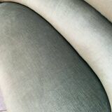 Water green velvet toad sofa