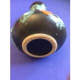 Vallauris ceramic vase lava decoration
