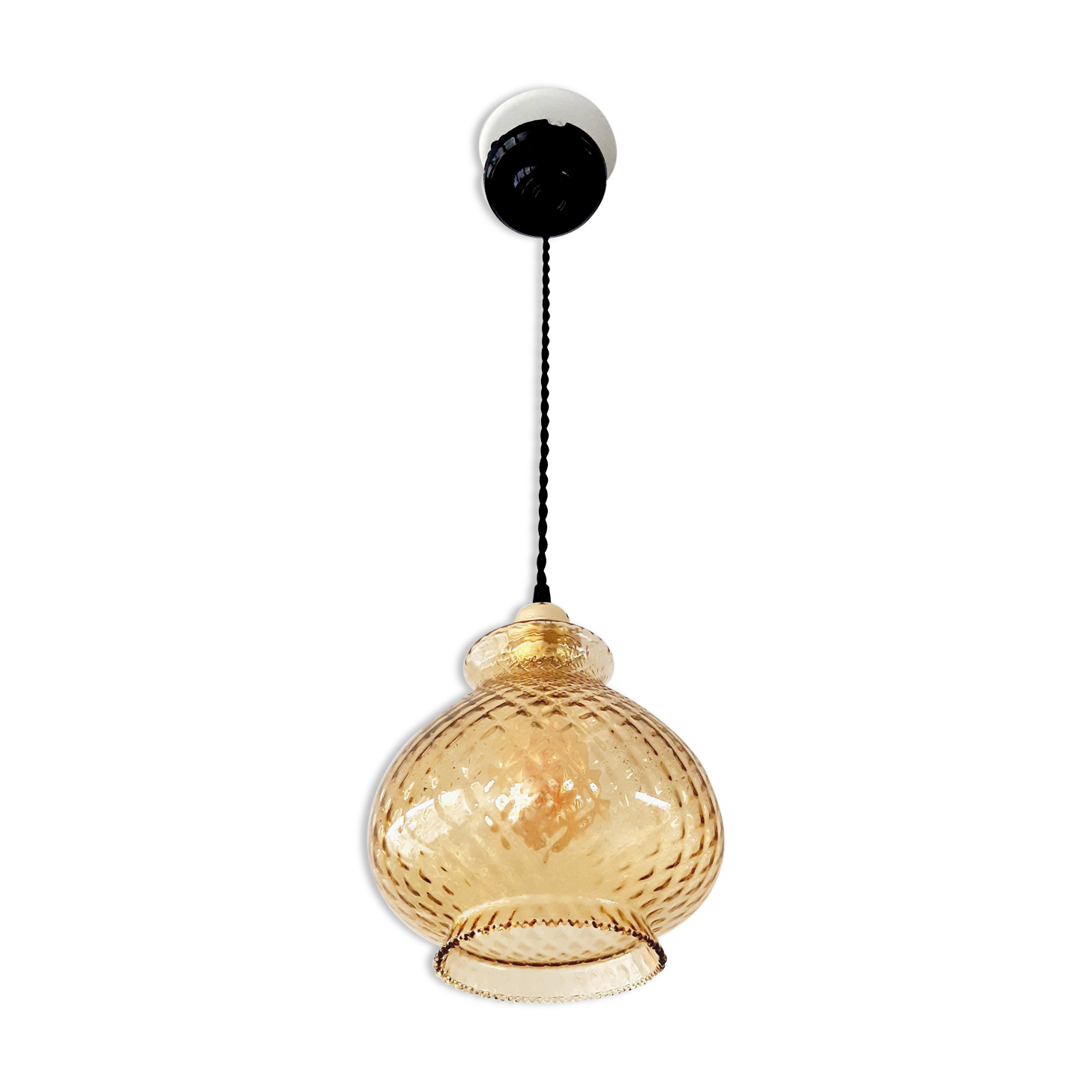 Golden vintage suspension