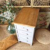 Wooden rag picker painted 50s